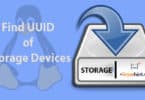 Find UUID of Storage Devices in Linux