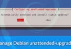 Manage Debian unattended-upgrades