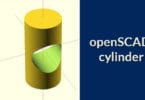 openSCAD cylinder