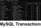 MySQL Transactions